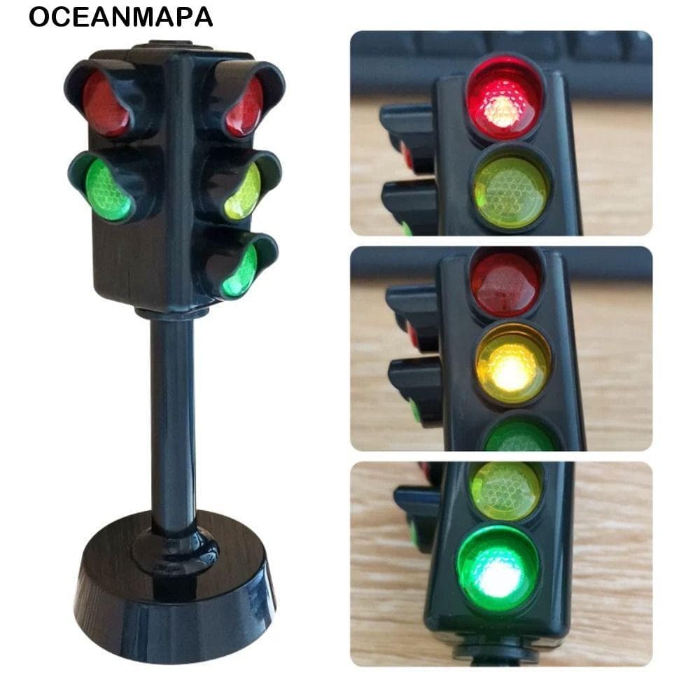 Modelo De Semáforo OCEANMAPA , Mini LED De Plástico Luz De Calçada Rodoviária