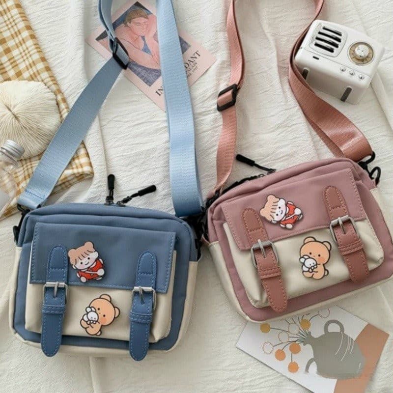 Bolsa De Ombro De Lona Estilo Coreano Para Mulheres Nova Moda Feminina Crossbody Sacos 2023 UXU2