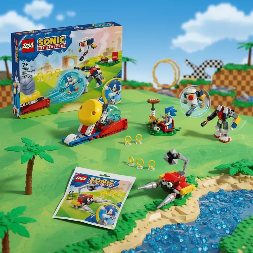 Kit Lego Sonic The Hedgehog Sonic Batalha Na Fogueira E Lego Sonic Skorp 7257 Dois Legos