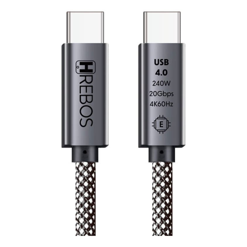 Cabo Usb-c Ultra Rápido 240w Dados e Vídeo 20gbps 4k/60hz Resistente 2m Premium