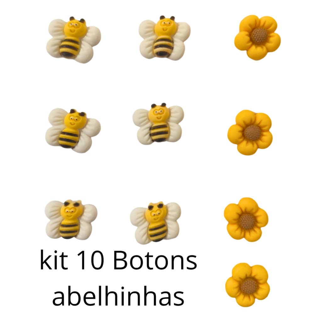Kit 10 Botons Para Babuches Crog Chinelos Bolsas Estojo Moda