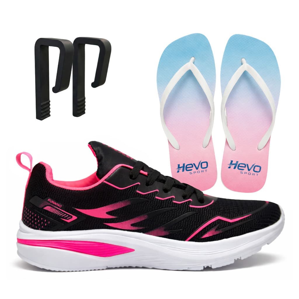 Tênis Hevo com Suporte e Chinelo para Uso Casual e Esportivo Sola Confortável