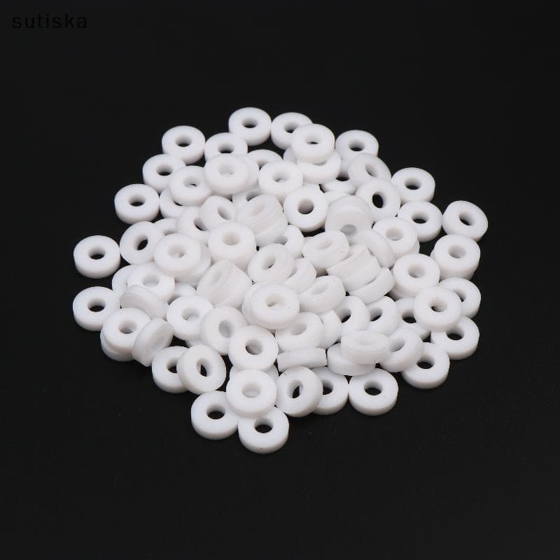 sutiska 10/100 Peças Pneumática M8 M10 M12 Arruela De Vedação De Ar PTFE O-Ring Junta Para Mergulho De Alta Pressão De M