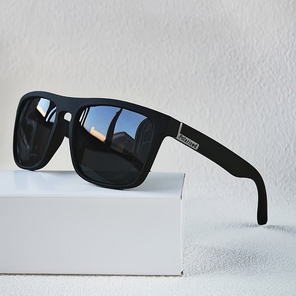 Óculos de Sol Polarizados Masculinos de Estilo Vintage para Ciclismo e Atividades ao Ar Livre - Óculos Esportivos Elegan