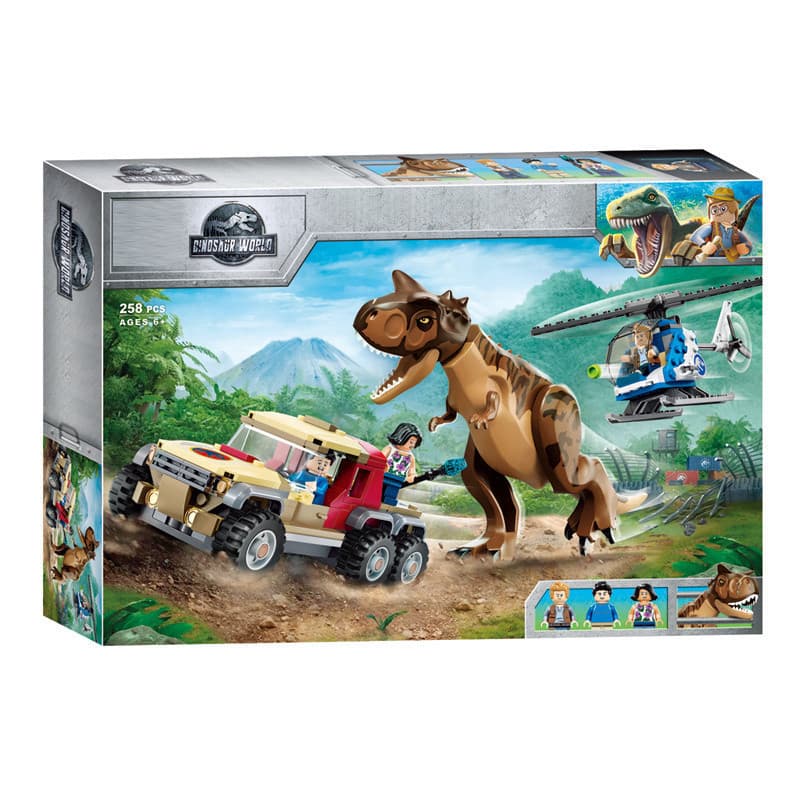 [25] Compatível com LEGO 76941 Jurassic World Predator Dinossauro Carnívoro, blocos de montar infantis Brin H5A1