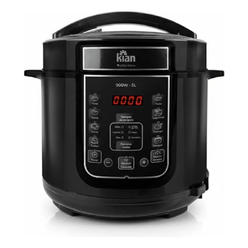Panela de Pressão Elétrica PPE-101 5L Preta
