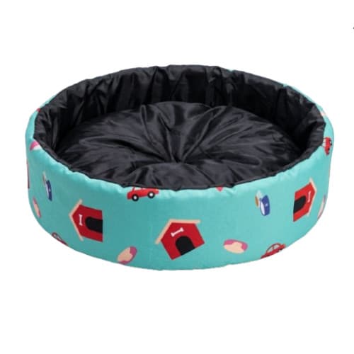 Cama Caminha Pet Para Cachorro E Gato Tam P Verde C-Detalhes