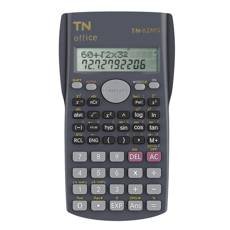 Calculadora Científica TN-82MS 11887 Preta - TN Office