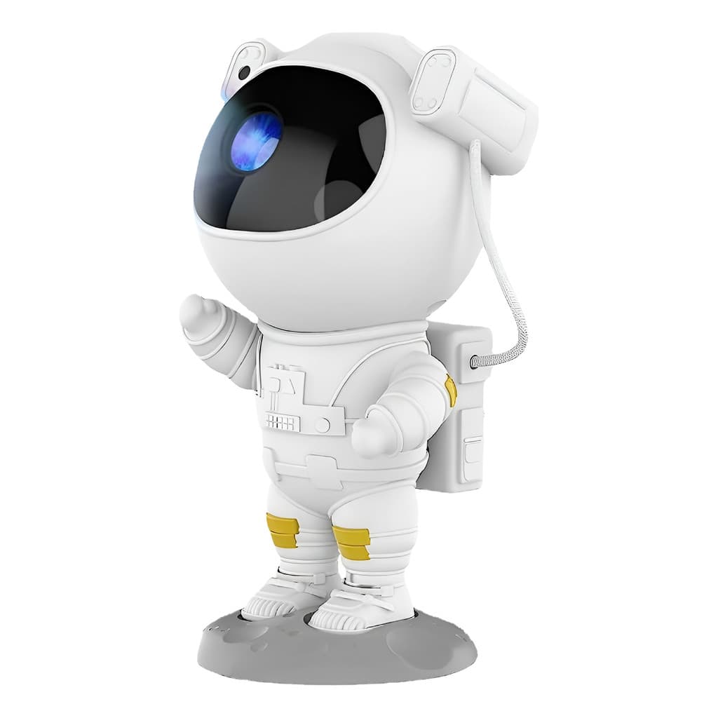 Projetor Luminária Astronauta LED Galaxia Luz Estrelas Nebulosa G.Comercios