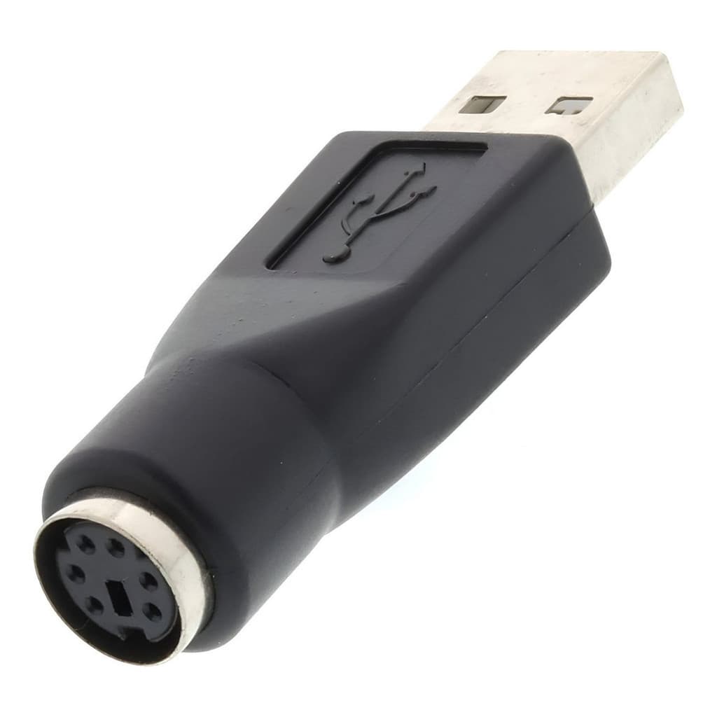 Adaptador USB Macho para PS/2 Fêmea Lelong LE-5520 | Conector Black de Alta Performance