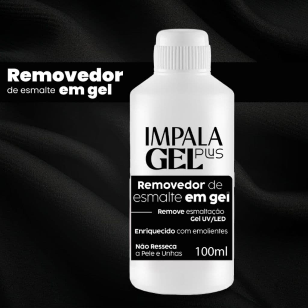 Removedor de Esmalte em Gel 100ml - Impala GEL Plus