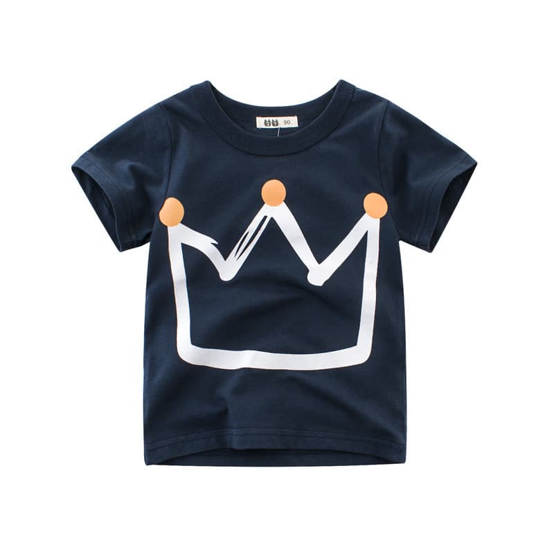 2026 verão novo estilo meninos camiseta de manga curta camiseta infantil bebê camiseta versão coreana roupas infantis al