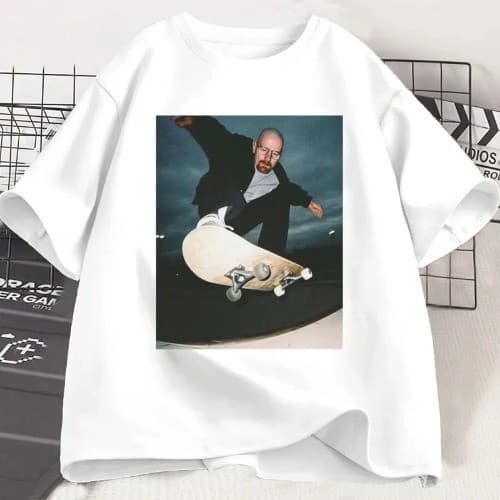 Camiseta Breaking Bad Série Engraçada Skate Envio Rápido 100% Algodão