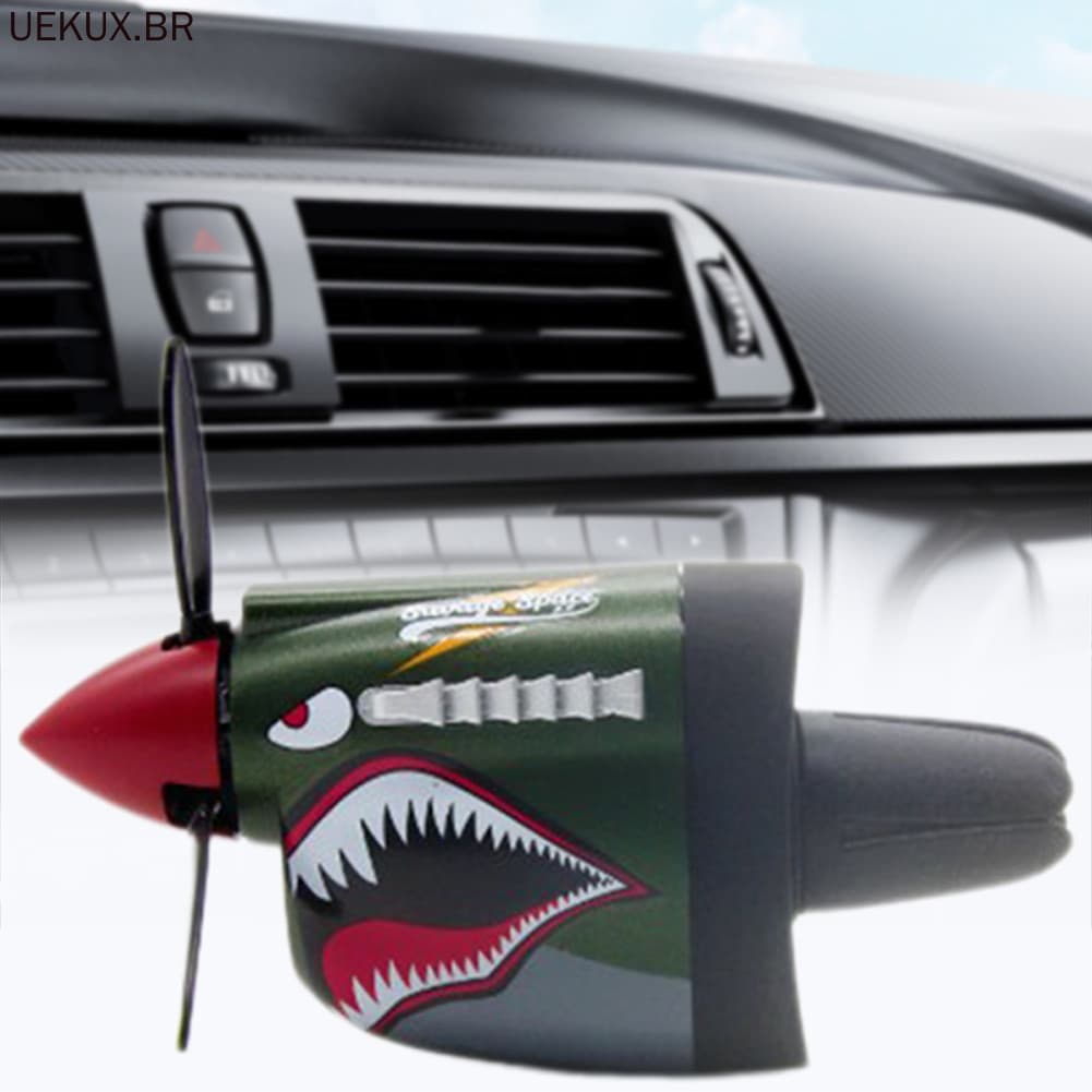 Clipe De Ventilação Exclusivo Para Carro P-40 Warhawk Theme Propeller Gira Com Fluxo De Ar , Tão Legal ! Estilo Interior