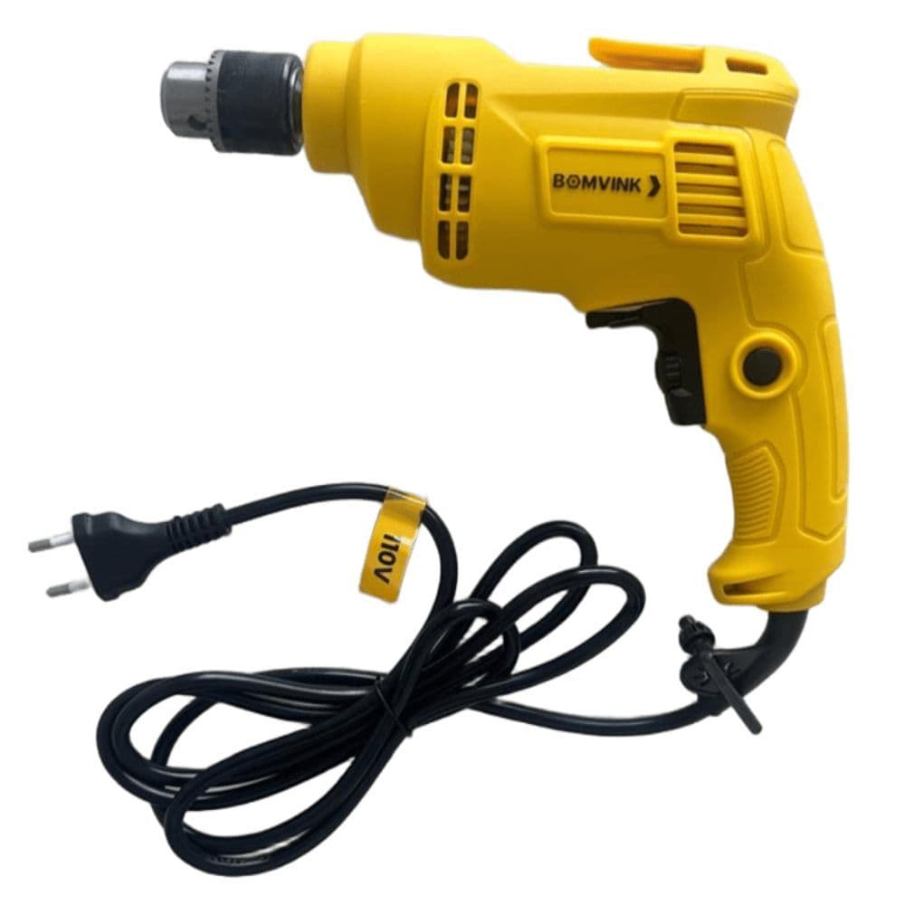 Furadeira De Impacto Eletrica 10Mm 600W 110V Reversivel