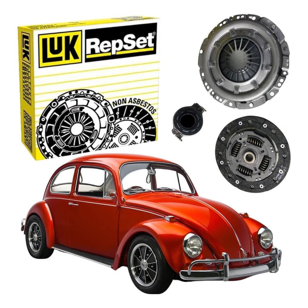 Kit Embreagem P/ Fusca Brasilia Kombi 1600 1500 Luk Original