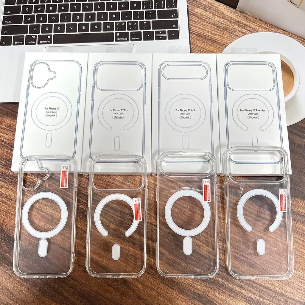 Capa Magnética Premium Para Carregador Sem Fio Magsafe Para iPhone 17 / 17 PRO / 17 PRO MAX / 17 AIR