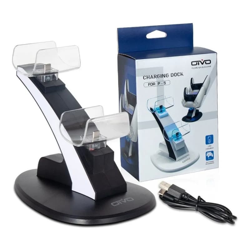 Dock Carregador Controle Compatível Com PS5 DS Oivo IV-P5234
