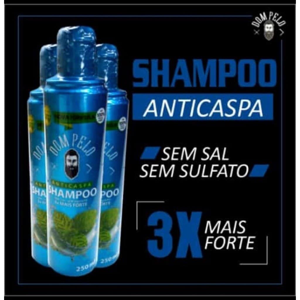 Shampoo Anticaspas 3 em 1 D. pelo Barba, e Bigode Original