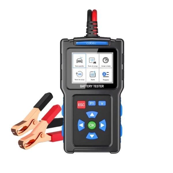 Analisador e Teste de Bateria Automotiva 12v 24volts Bt300 Carros Motos Caminhão