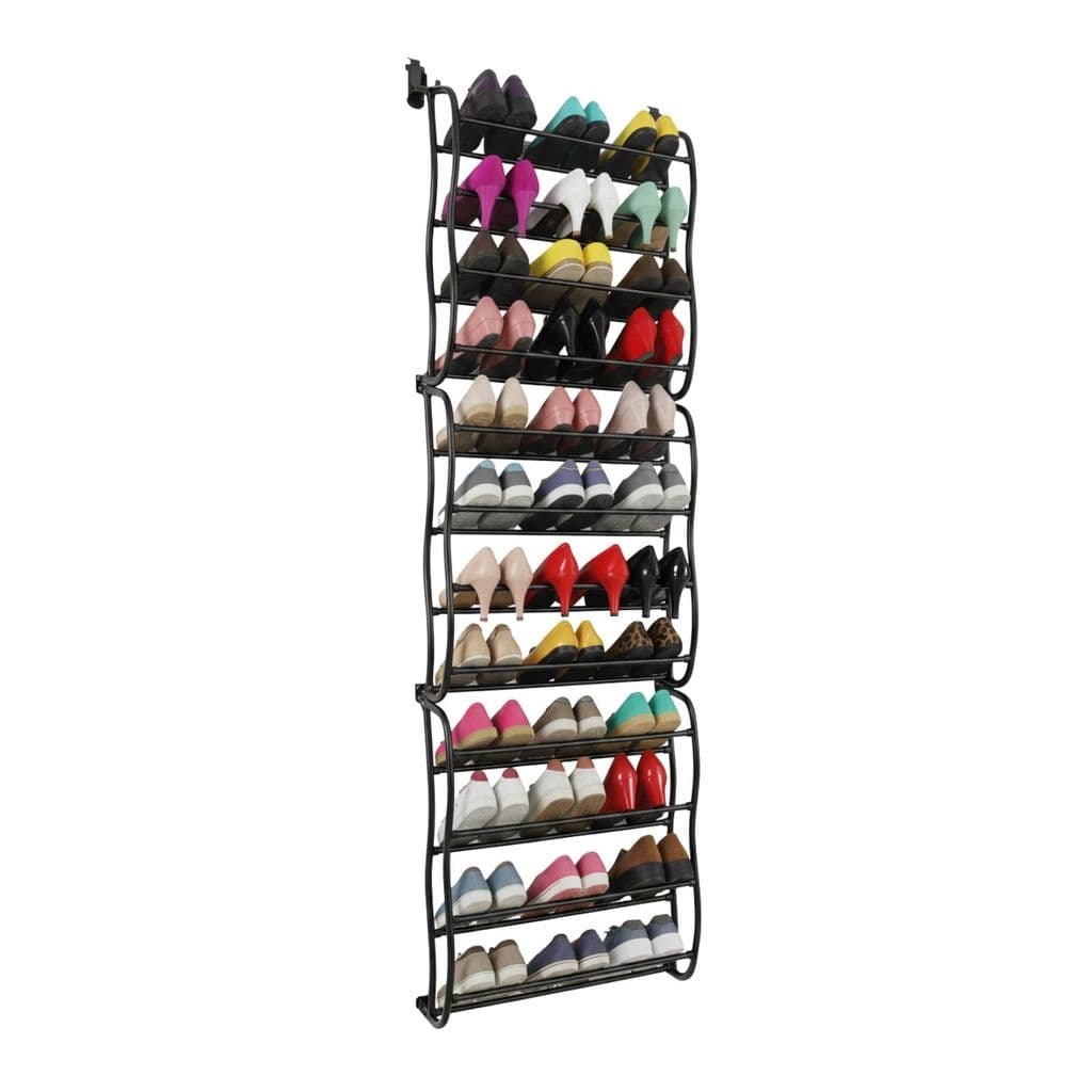 Sapateira Vertical De Porta Black Edition Organizador 36 Pares