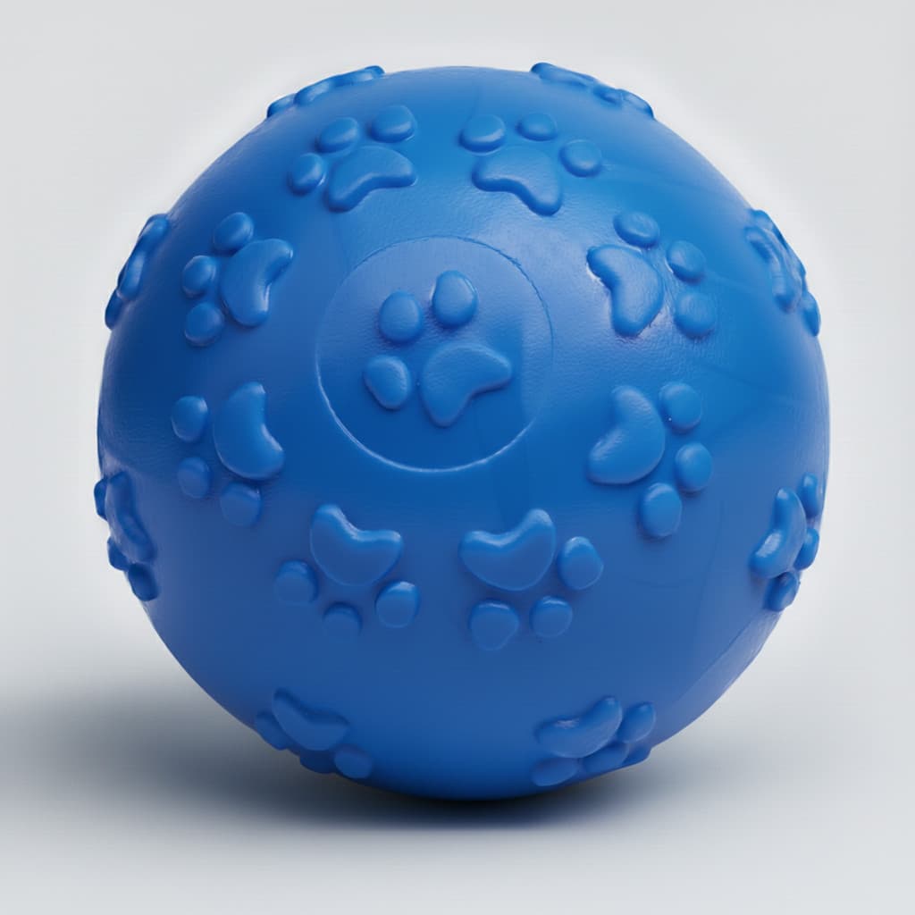 Brinquedo Pet Para Cães e Cachorro Bola Bolinha 55mm Maciça Aromatizada Resistente Para Morder e Brincar Bolinhas