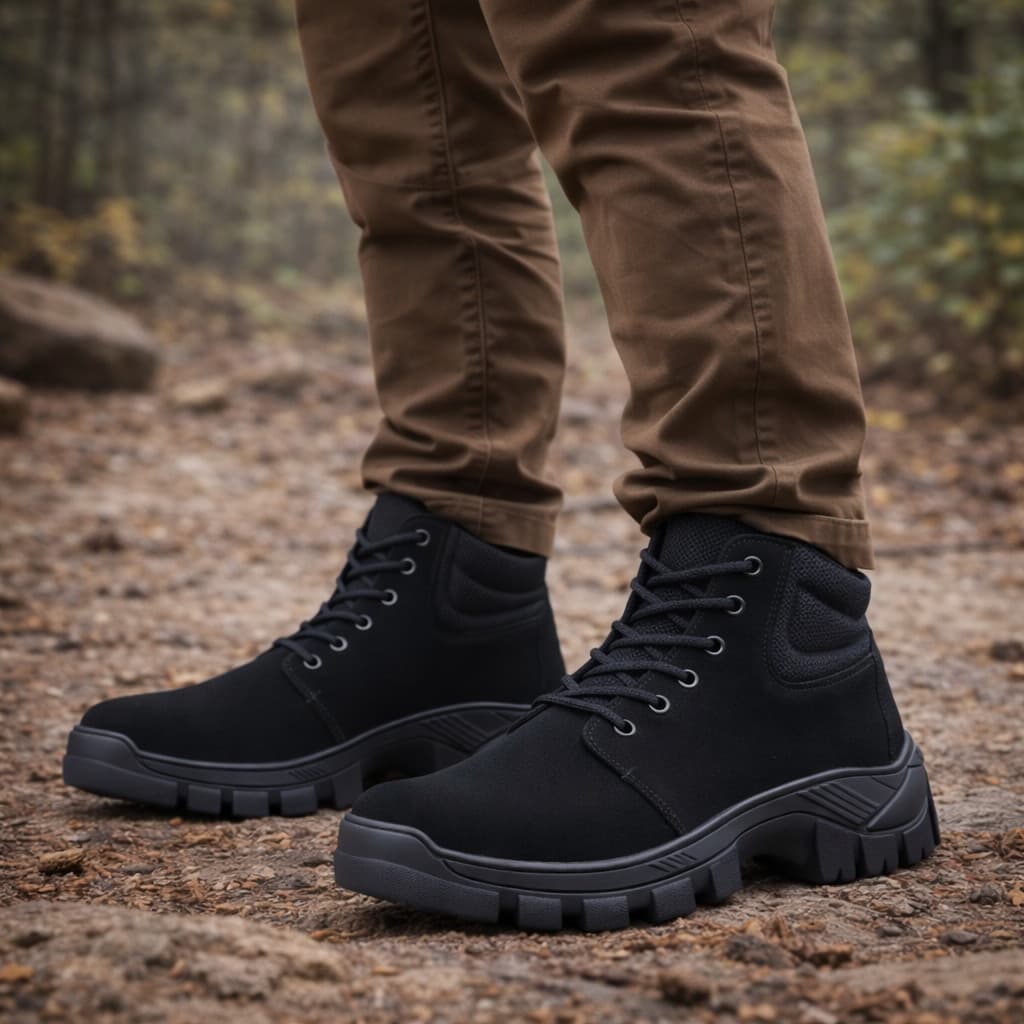 Bota Coturno Masculino Adventure Tratorado Resistente Antiderrapante Conforto Trabalho Casual