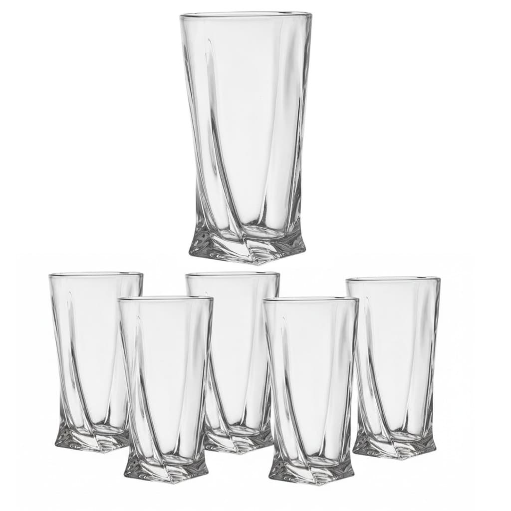 Jogo Com 6 Copos 270ml Cristal Ecológico Twist Casambiente