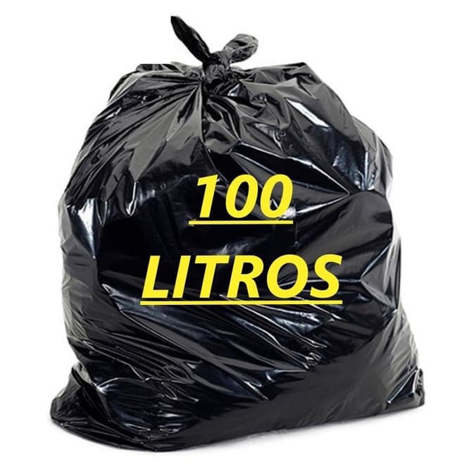 Saco de Lixo 100L com 100 unidades direto da fabrica 100 litros