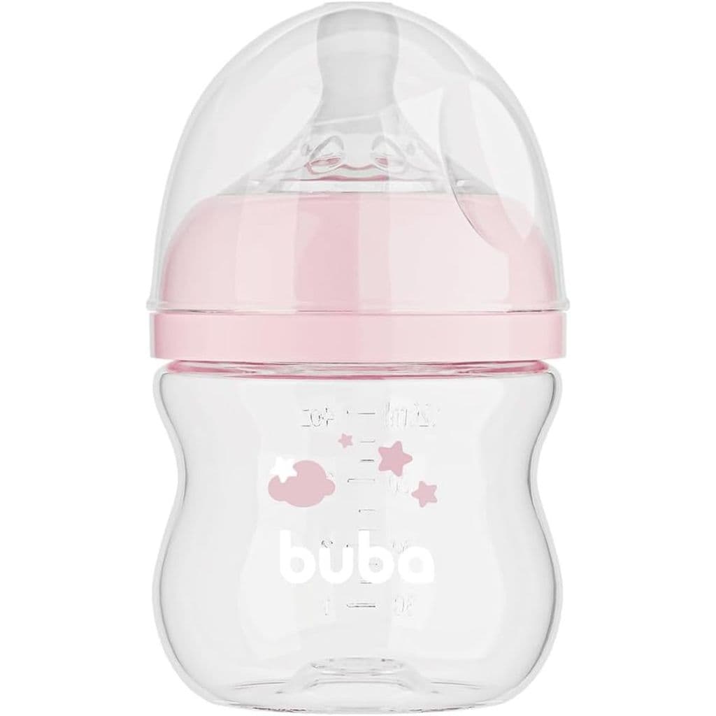 Mamadeira Easy Flow Nuvem Rosa 120ml Buba 17255