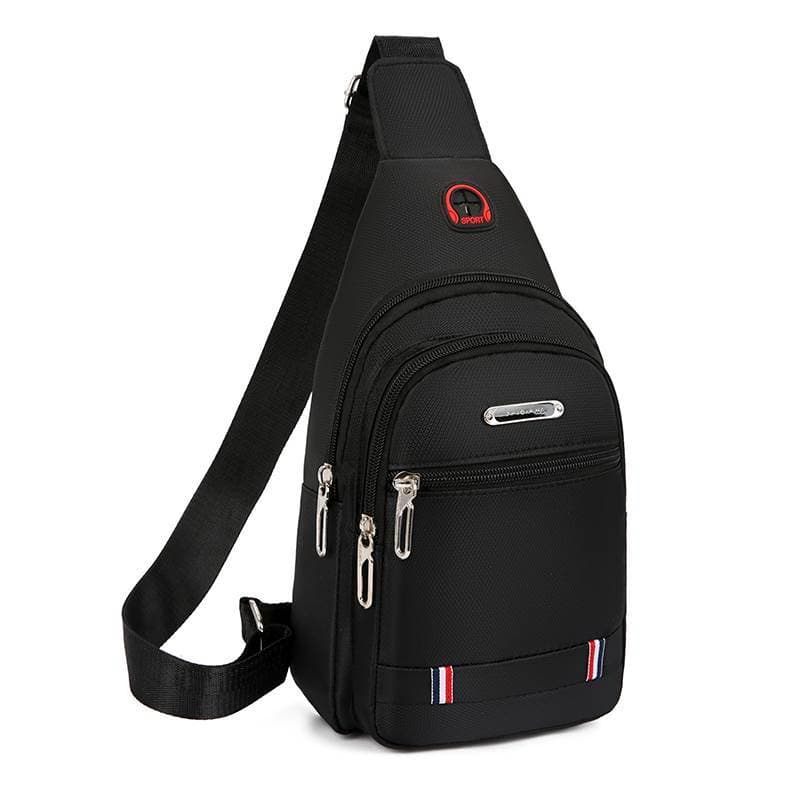 Novo estilo saco de peito masculino bolsa de ombro mensageiro Casual crossbody saco Oxford pano peito crossbody saco na