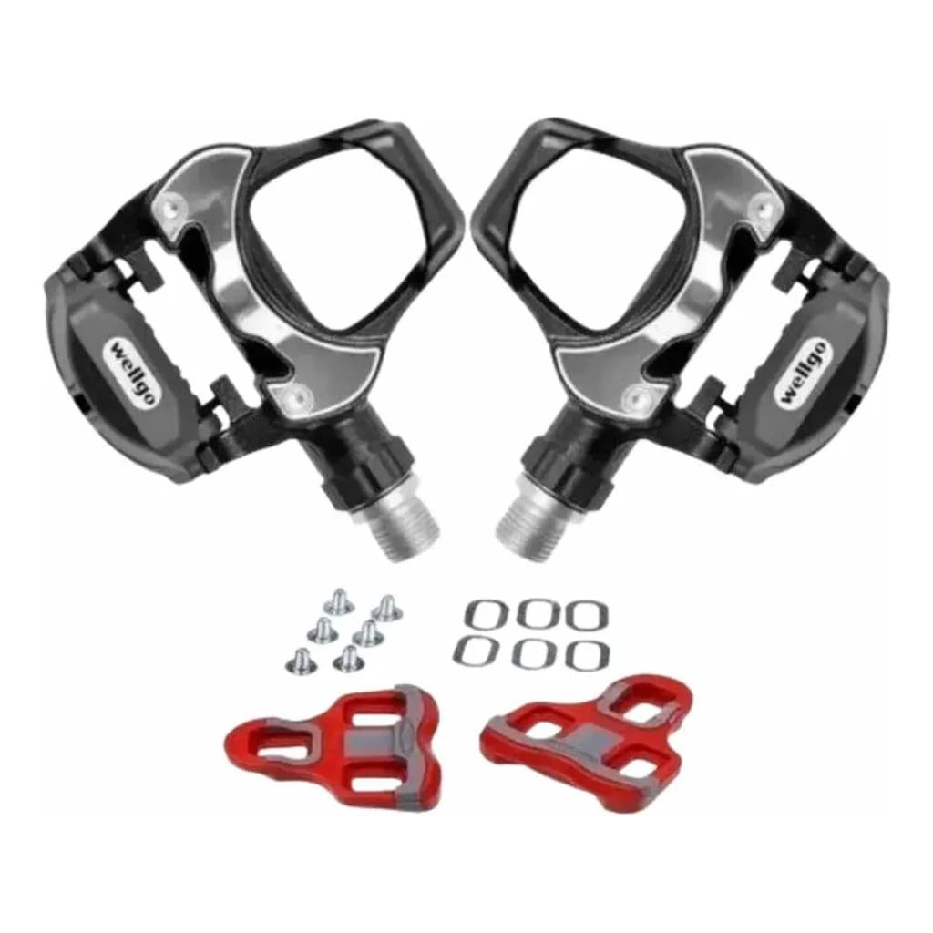 Par de Pedal Speed Wellgo R251 Speed Spd Bike Strada Road