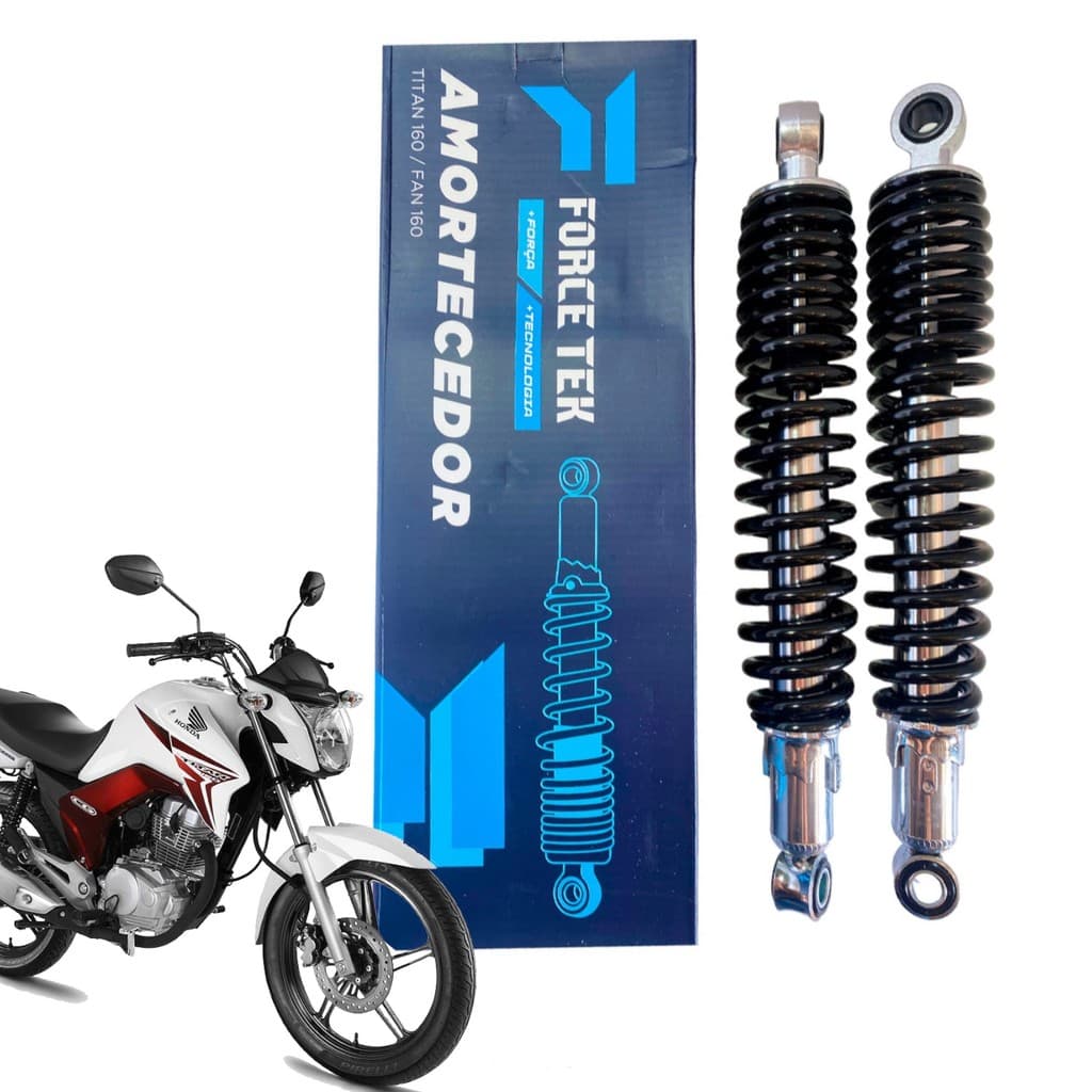 AMORTECEDOR MOTO HONDA TITAN 150 2004 A 2015 FORCE TEK FT1548 PREMIUM QUALIDADE ORIGINAL