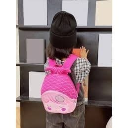 Mini Mochila Kids Sereia Infantil Colorida Compacta Versátil Escolar Passeio Criança