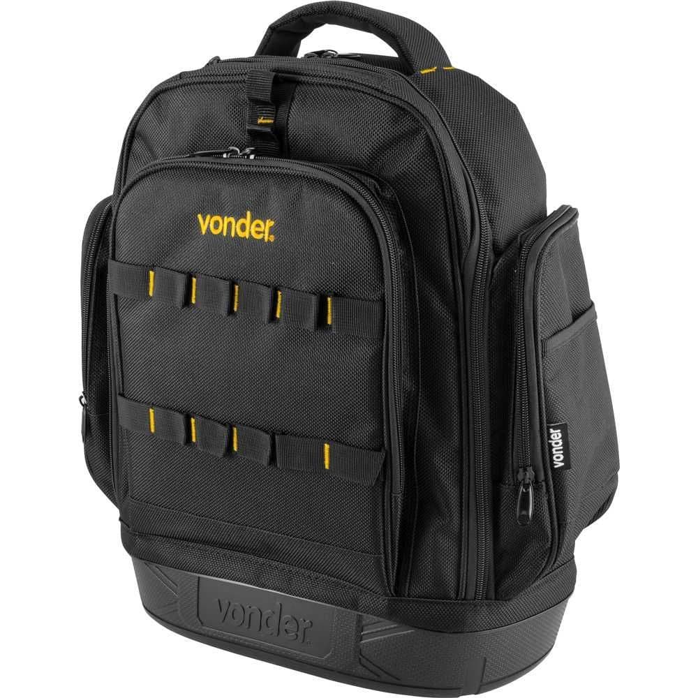 Mochila Para Ferramentas Vonder MOV 0300 15 Bolsos 14 Encaixes Base Emborrachada com Capacidade 18kg