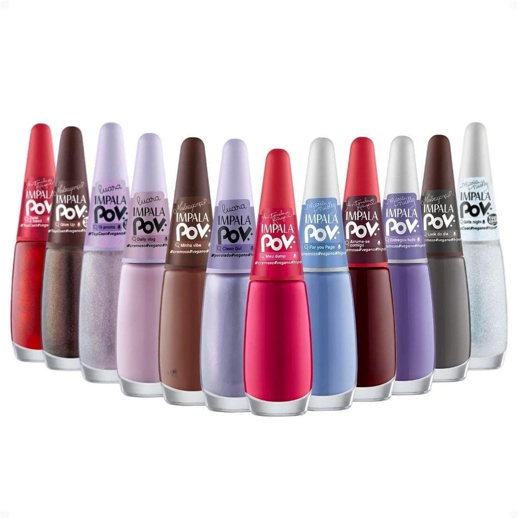 Kit Impala Pov Coleção Completa Com 12 Esmaltes
