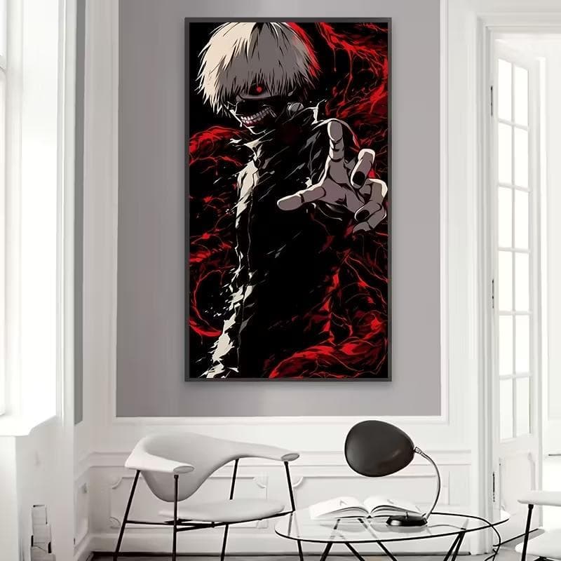 Quadro Decorativo Kaneki Ken - Tokyo Ghoul Anime Art