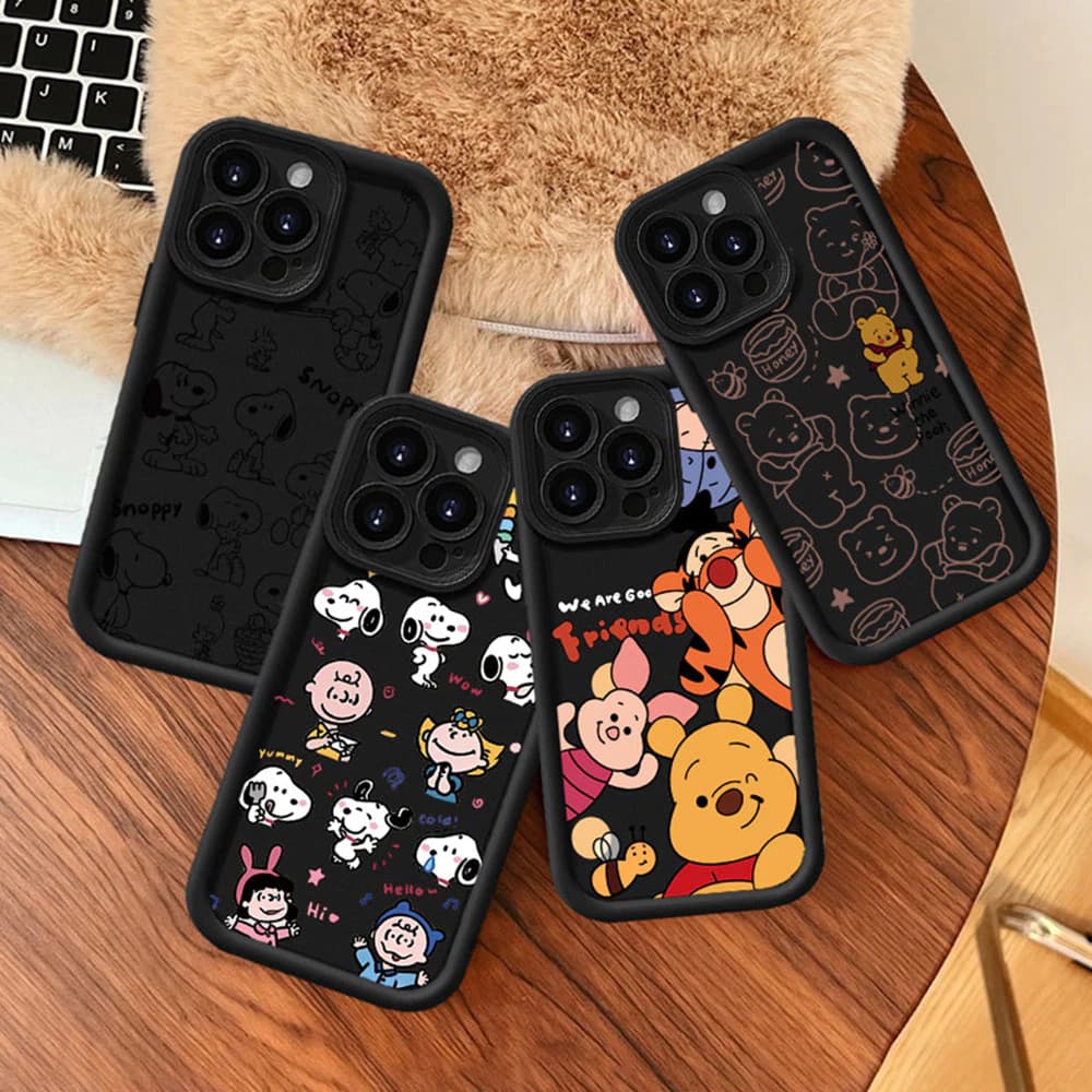 Capinha Capa Para Samsung A03 A04 A05 A12 A13 A15 A23 A32 A35 A50 A52 A71 A72 Silicone À Prova de Choque Desenho animado