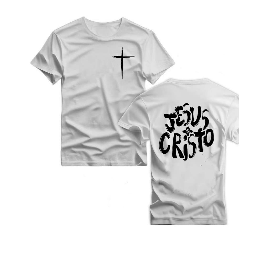 Camiseta Jesus Cristo Estampa Cristã Streetwear + Confortável algodão Religiosa Envio Rápido