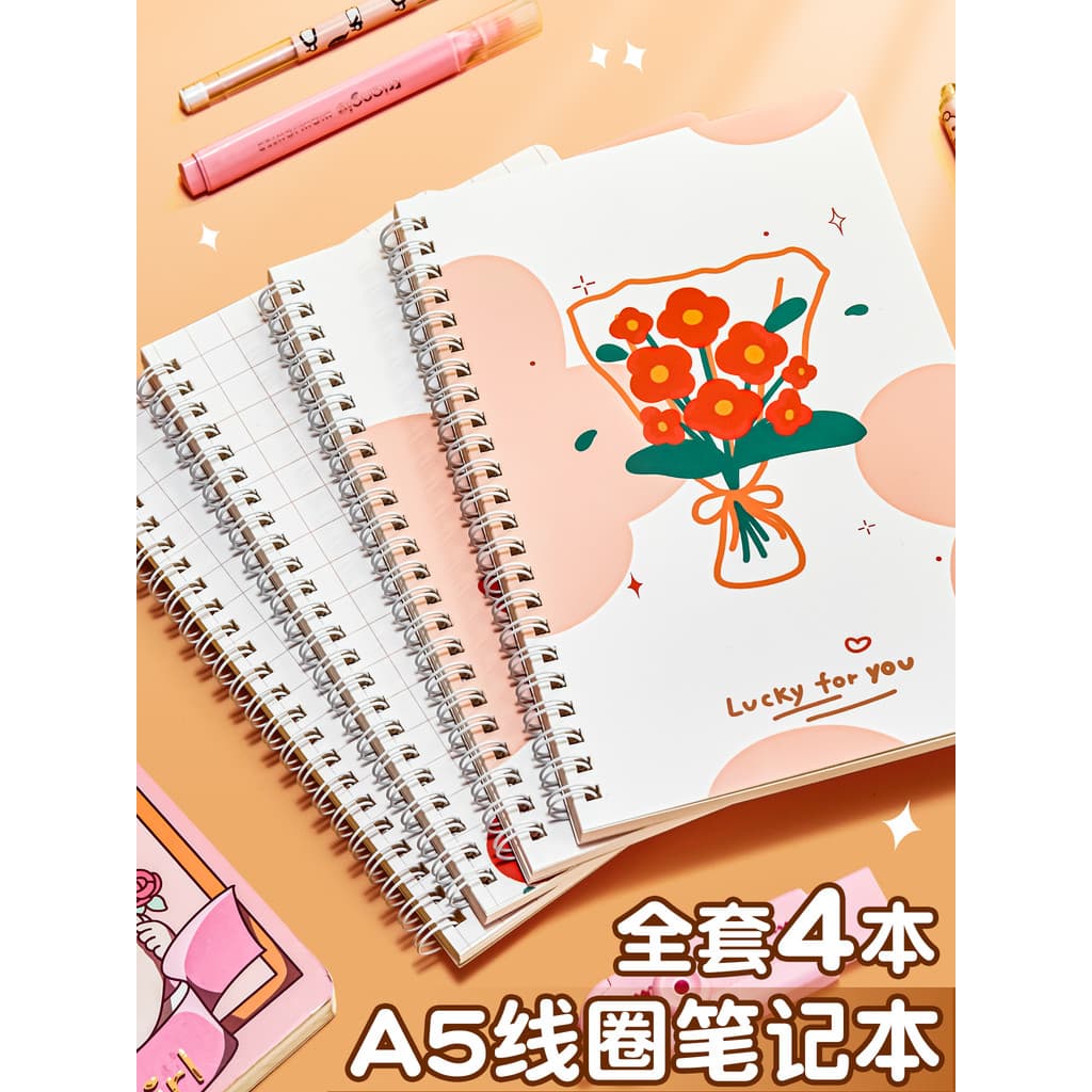 Caderno de bobina A5 Caderno Alunos do ensino fundamental Dedicado Alunos do ensino médio Alunos do ensino fundamental B