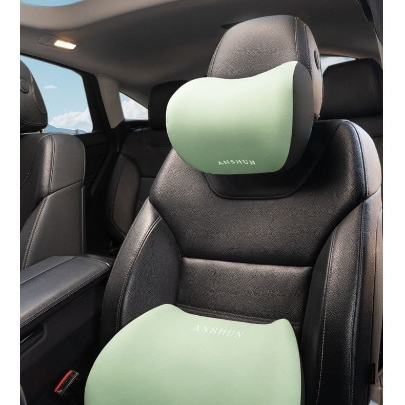Travesseiro de carro apoio de pescoço encosto de cabeça núcleo do carro apoio lombar assento apoio lombar travesseiro in