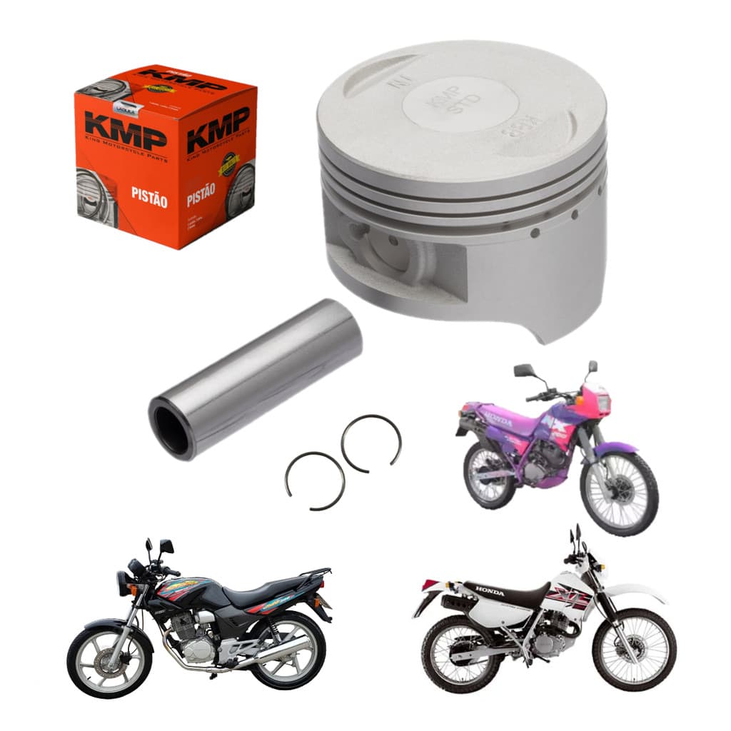 Pistão Cbx 200 Nx 200 Xr 200 Std 0.25 0.50 0.75 1.00 Kmp