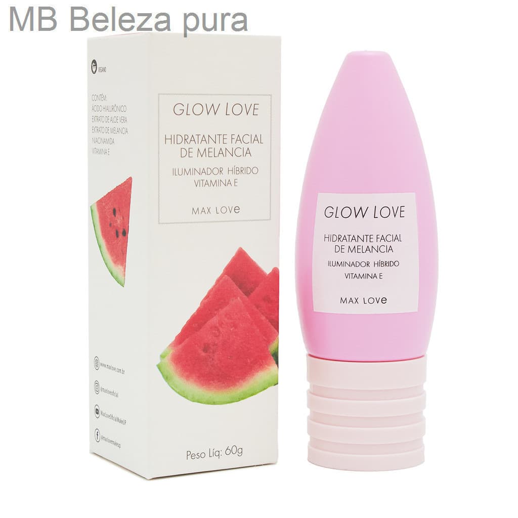 (V)Hidratante Facial Glow Love Melancia Max LoveGT61
