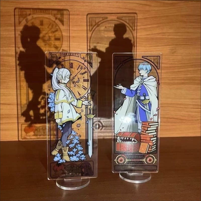 2 Pçs/Set Sousou no Frierenen Beyond Journey's End Anime Figura Modelo Placa Mesa Decoração De Cabeceira Frieren Himmel