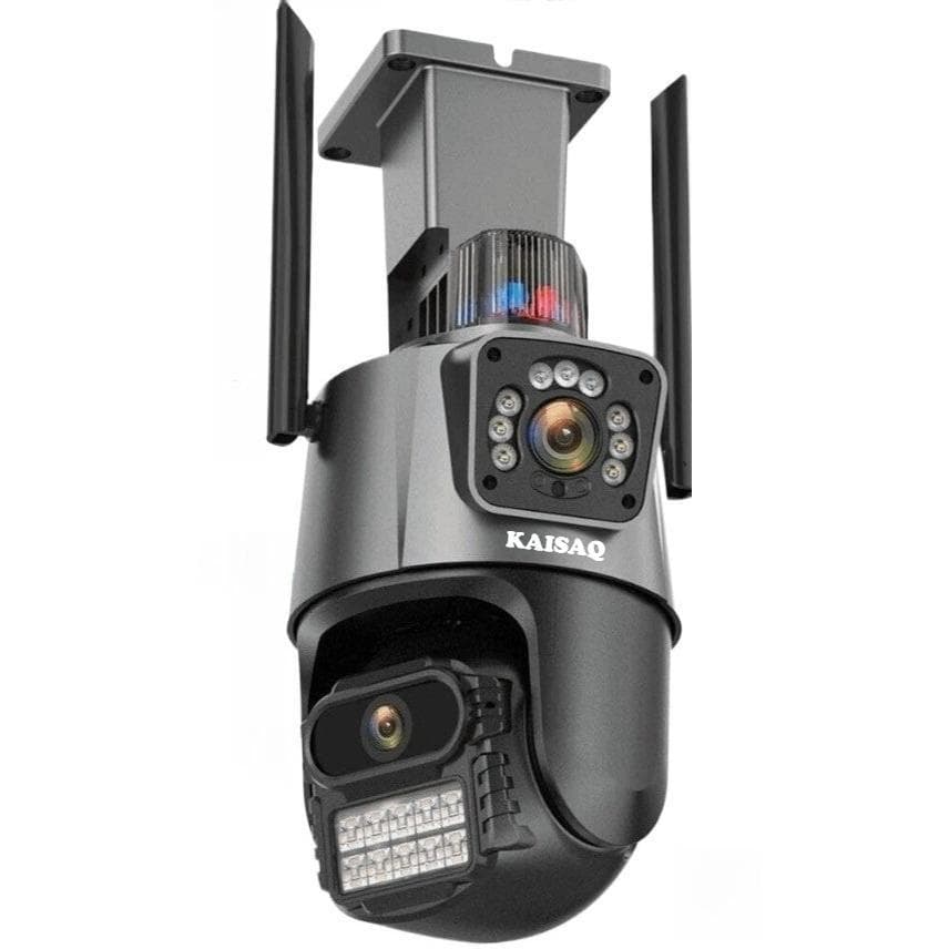Câmera De Segurança Externa YOOSEE Wi-Fi , Compatível Com Redes , Lente Dupla , Classificação De Proteção IP66 , 360 ° V