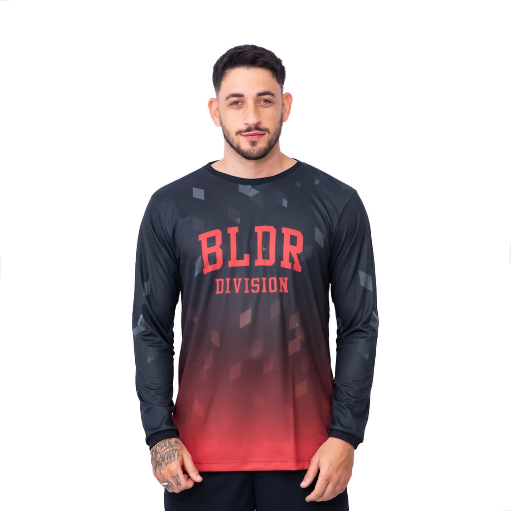 Camisa Dry Fit Masculina Manga Longa Proteção UV 50+ Secagem Rápida Esportiva B22