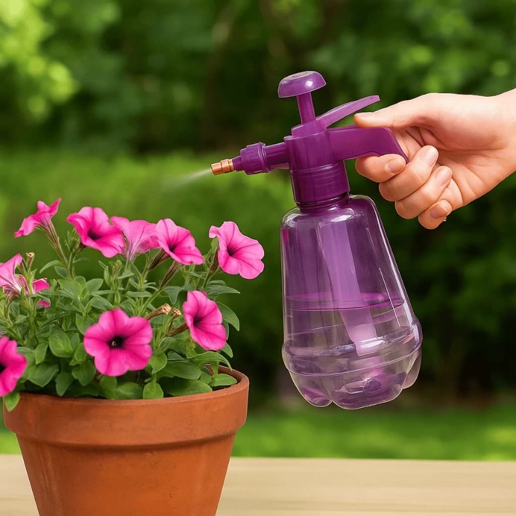 Pulverizador Pressão Manual Borrifador Spray Jardim Limpeza Água Veneno Regador Garrafa Pulverização