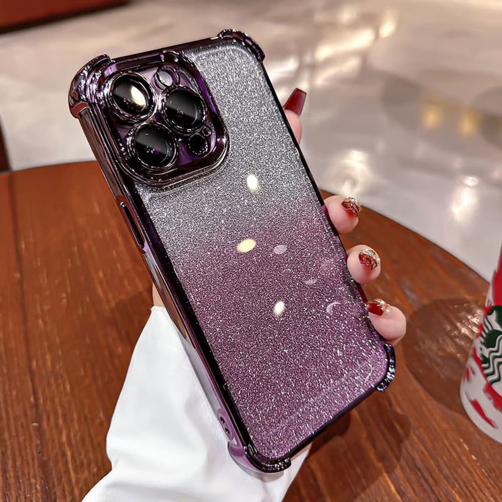 Capa Capinha Para iPhone 16 15 14 Plus 13 12 11 Pro Max 2 Em 1 Design Anti-Queda De Quatro Cantos Fosco
