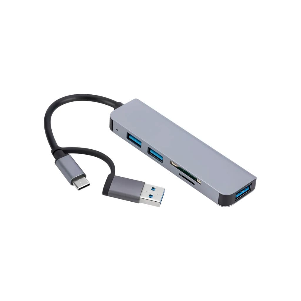 Hub Usb C Com 5 Portas De Alta Performance Usb 3.0 Cartão Sd