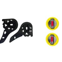 KIT REPARO CAPACETE LS2/HELT C/ BOTAO AMARELO VISION